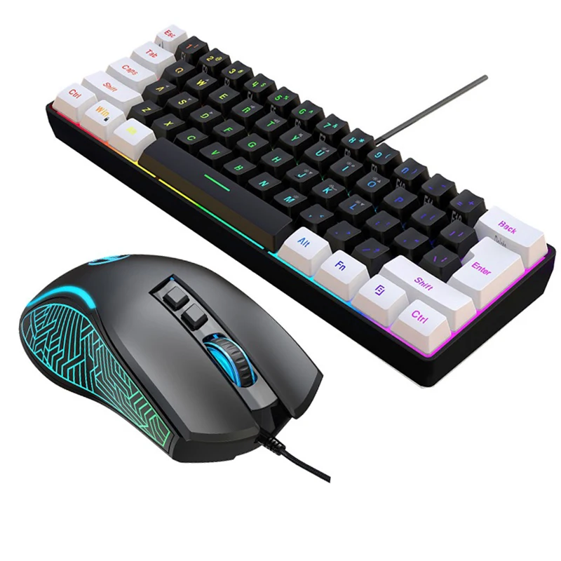 Gaming Keyboard And Mouse Wireless - Klavye ve Fare %60 Bilgisayar Oyun