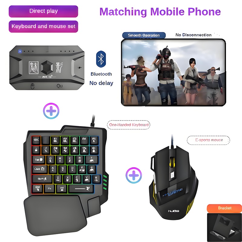 Gaming Keyboard And Mouse Wireless - M1 Pro Gamepad Cep Telefonu Oyun