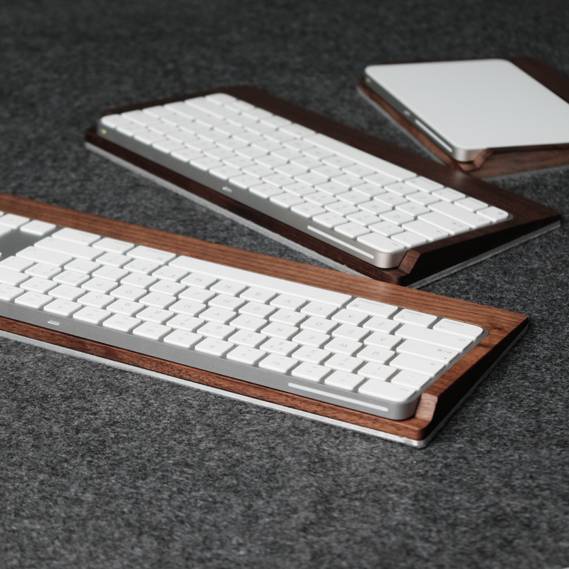 Wrist Rest Wood - Kashcy ceviz katı ahşap tepsi Palm
