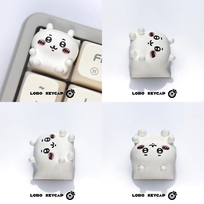 Gaming Keyboard Mechanical - Chiikawaed Sevimli Anime Mekanik Klavye Tuş