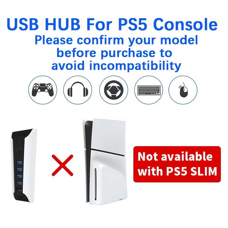 PS5 Konsolu için 5'i 1 Arada U - Gaming Keyboard Splitter incelemesi ve fiyatı