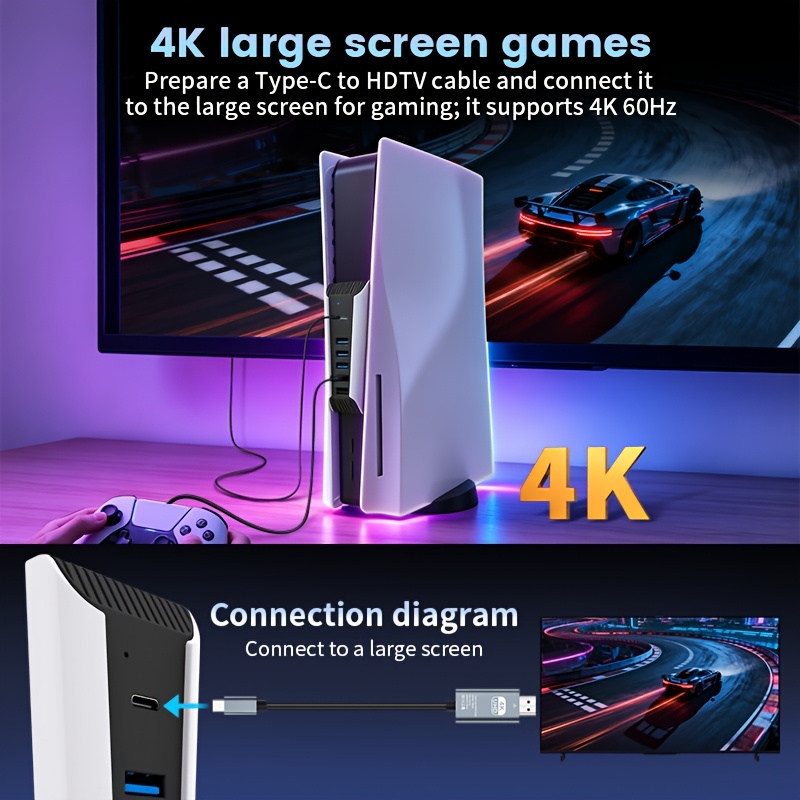 PS5 Konsolu için 5'i 1 Arada U - Gaming Keyboard Splitter incelemesi ve fiyatı