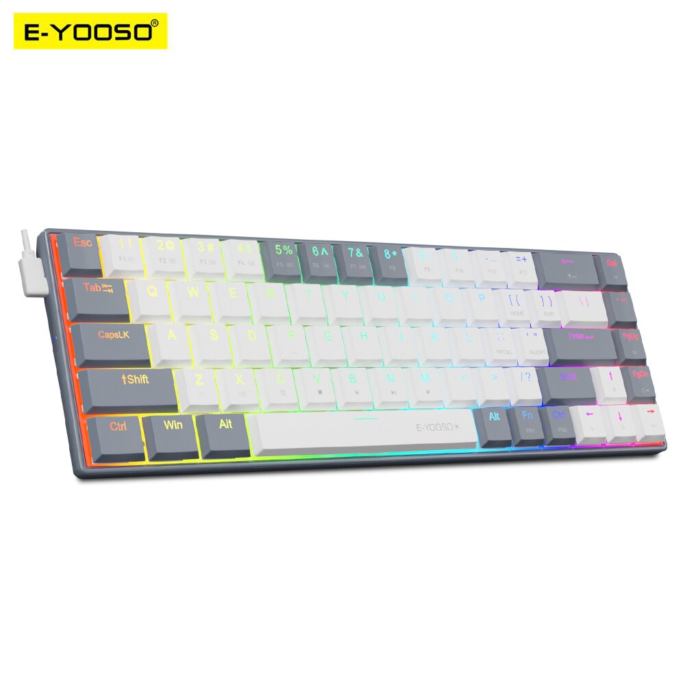 E-YOOSO A68 RGB Mini Ince USB  - Gaming Keyboard E Yooso incelemesi ve fiyatı