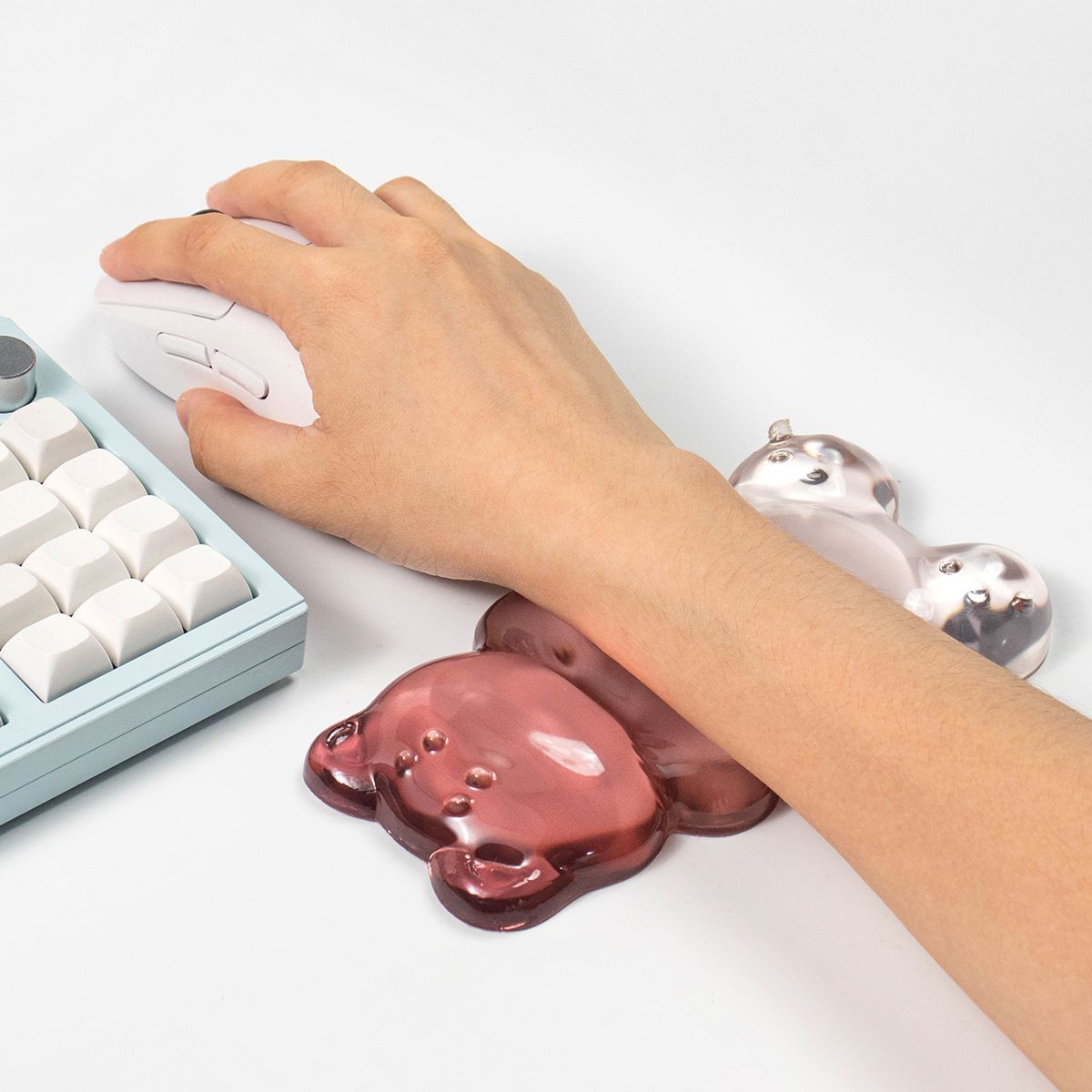 Sevimli Ayı Şeklinde Bilek Des - Gaming Keyboard No Number Pad incelemesi ve fiyatı