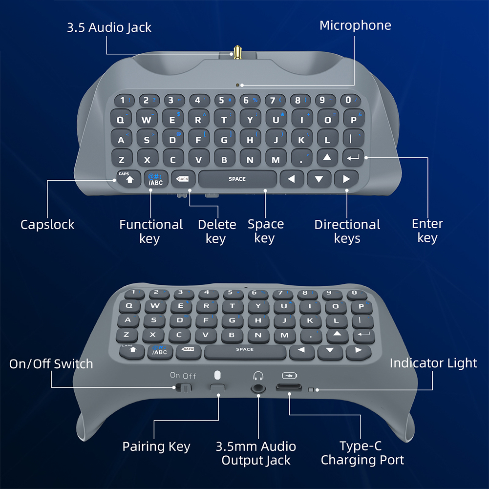 PlayStation 5 için Kablosuz Kl - Gaming Keyboard Types incelemesi ve fiyatı