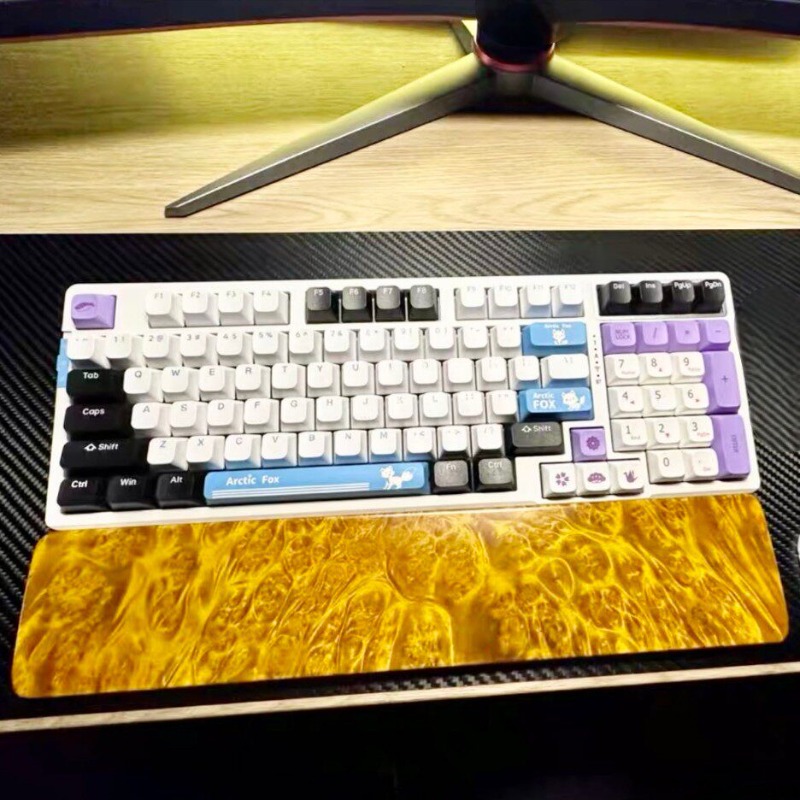 Doğal Masif Ahşap Klavye Plam  - Wrist Rest Wood incelemesi ve fiyatı