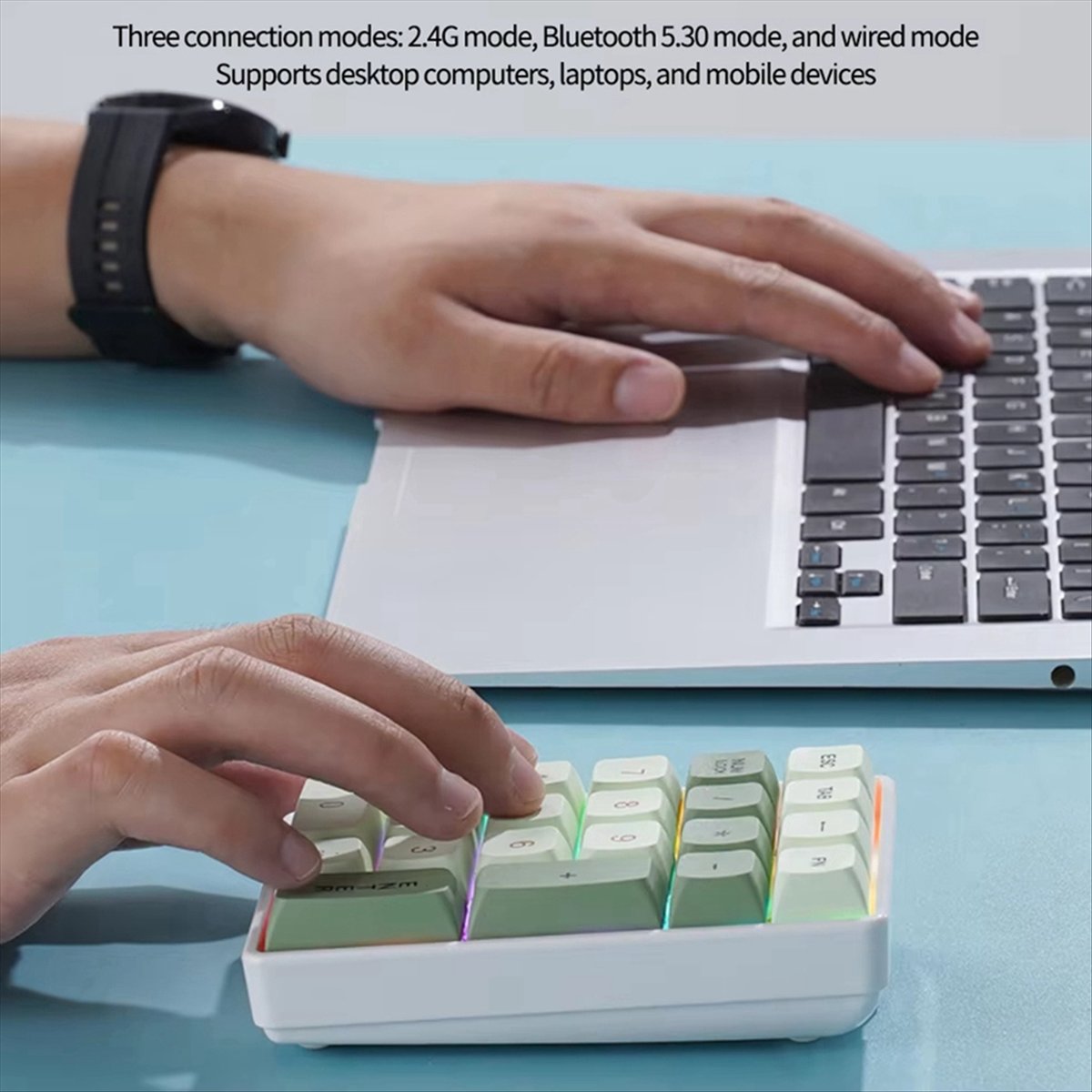 N86R 21 Tuşlu Mini Klavye 2.4G - Gaming Keyboard No Number Pad incelemesi ve fiyatı