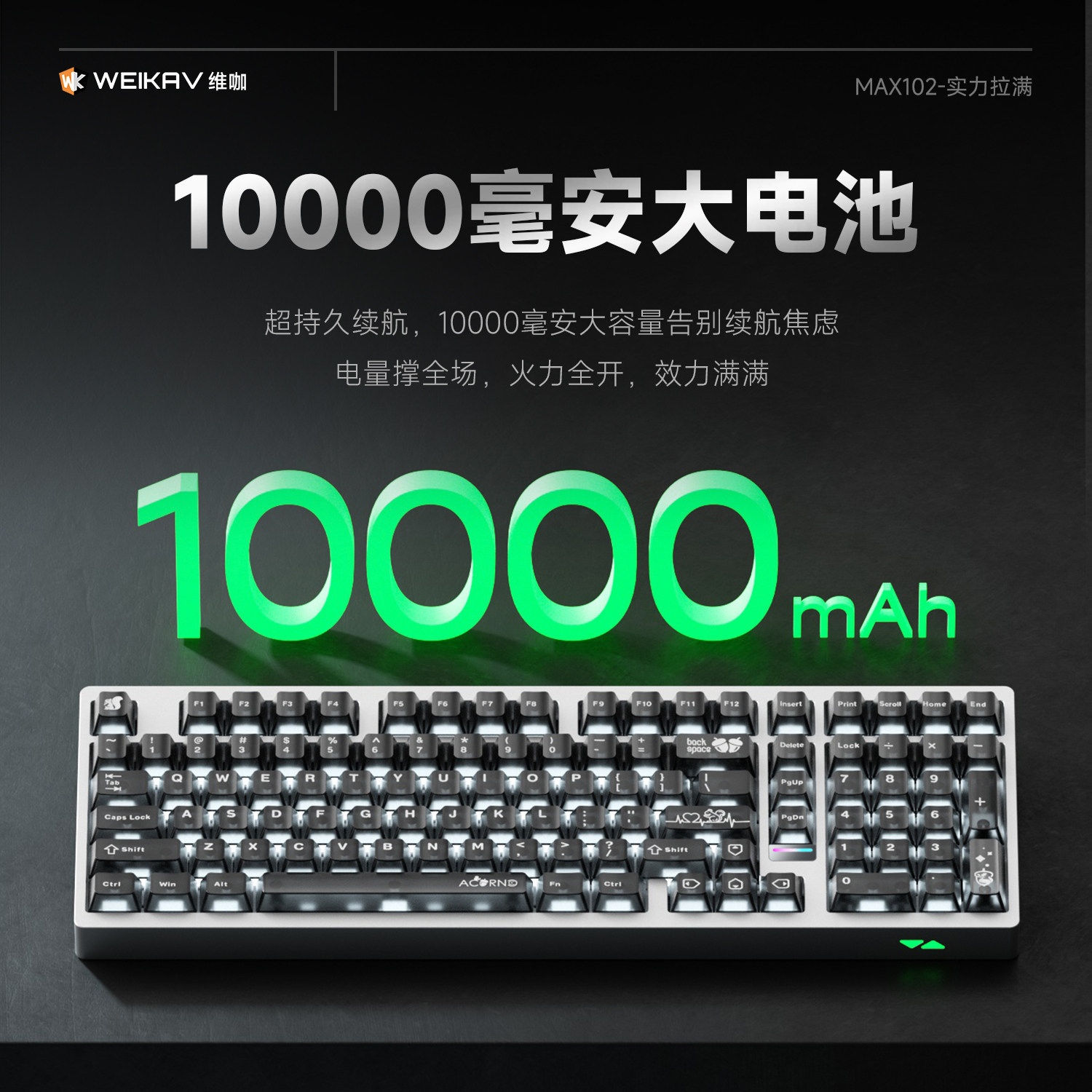 Weika Max102 Alüminyum Kasa Ka - Gaming Keyboard Mechanical incelemesi ve fiyatı