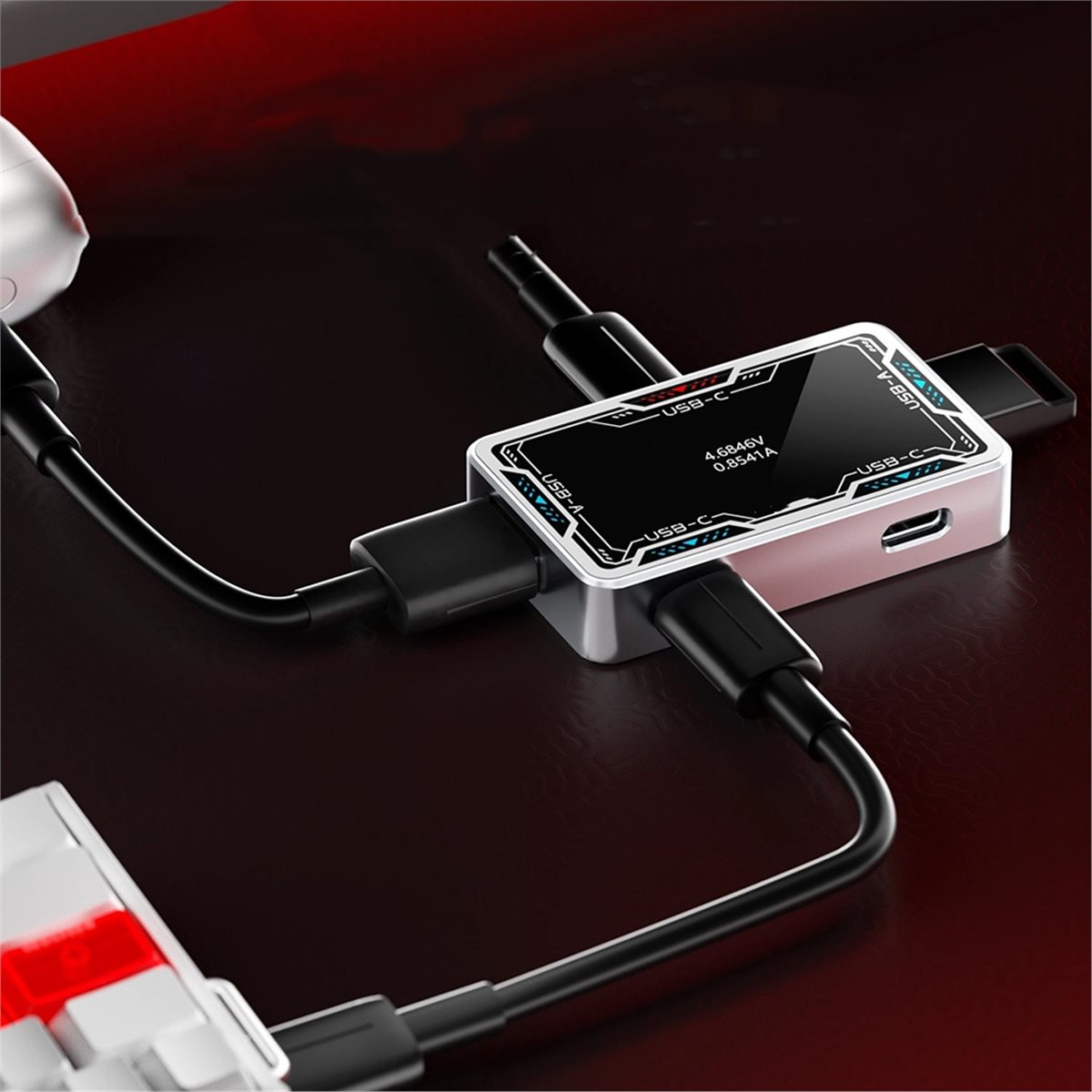 A85P Oyun USB HUB'ı 8K Yüksek  - Gaming Keyboard Splitter incelemesi ve fiyatı
