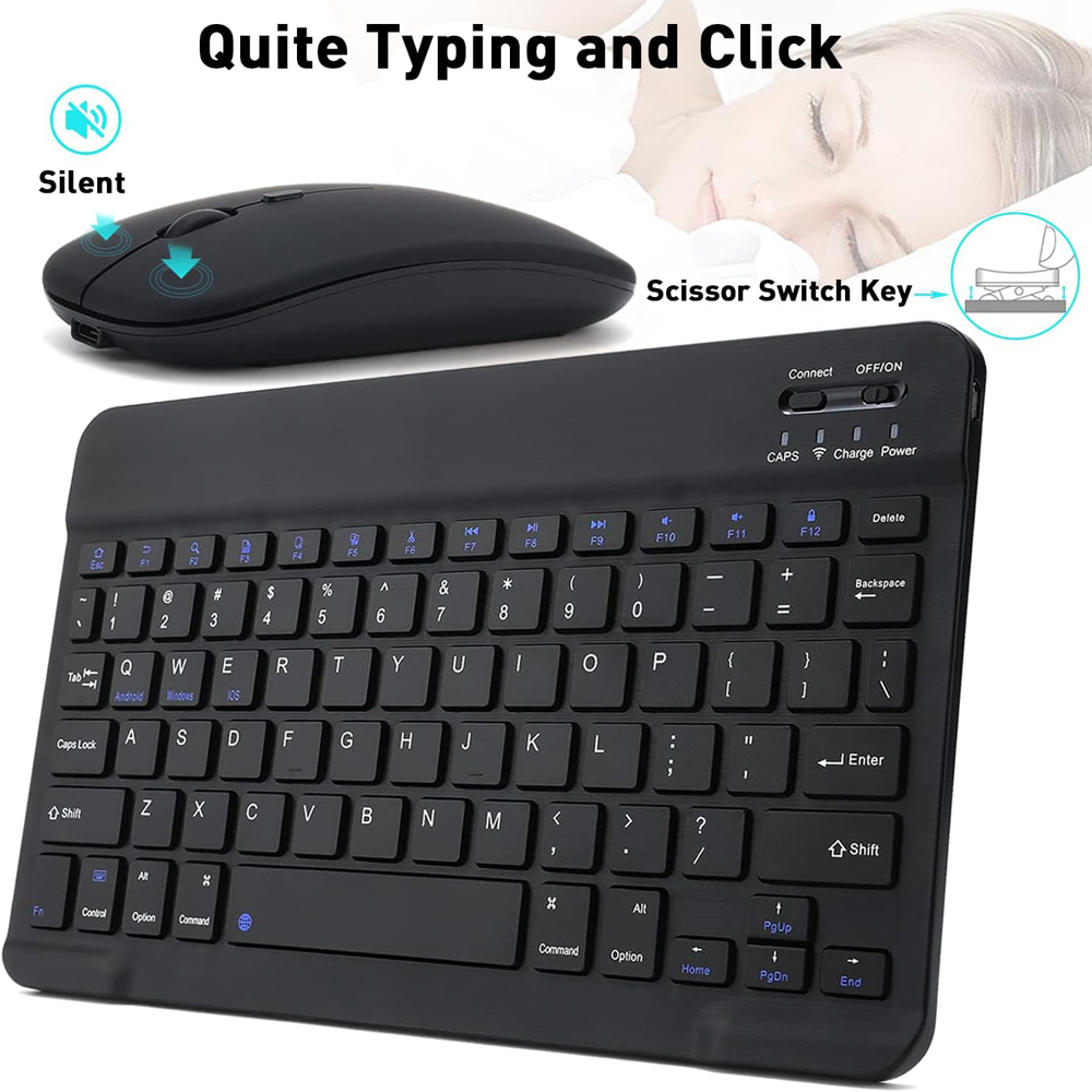 10 inç Kablosuz Bluetooth Mini - Gaming Keyboard And Mouse Wireless incelemesi ve fiyatı
