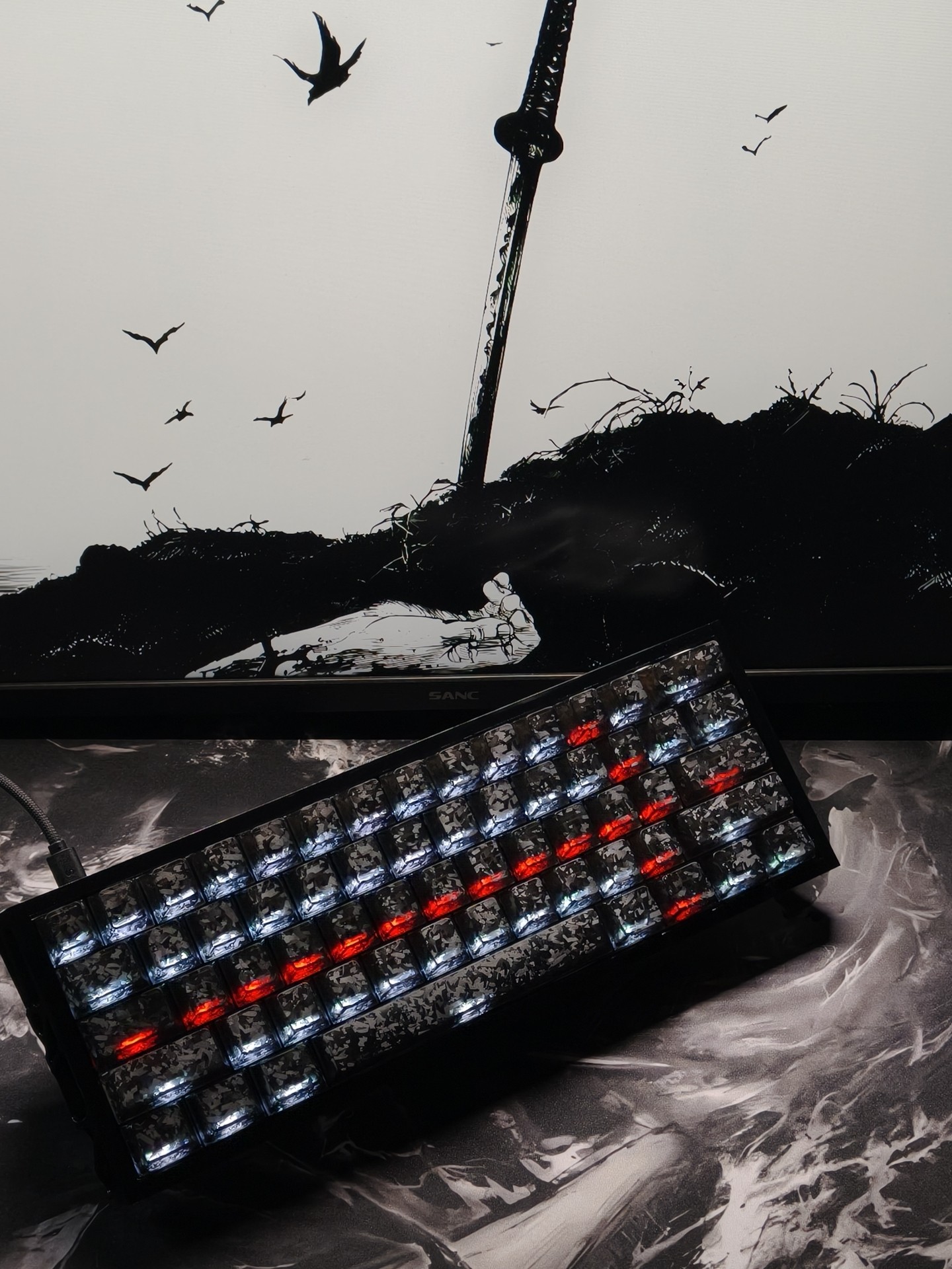 Özel %60 Düzen Kompakt Oyun RG - Gaming Keyboard No Number Pad incelemesi ve fiyatı