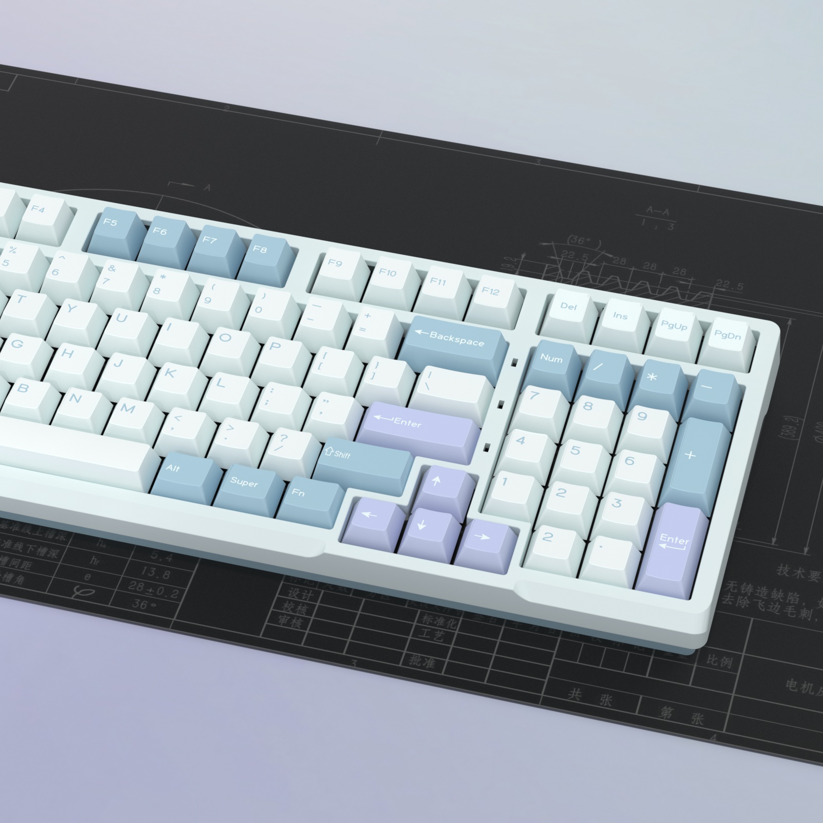 KBDiy GMK Illusion Klavye Tuş  - Gaming Keyboard No Number Pad incelemesi ve fiyatı