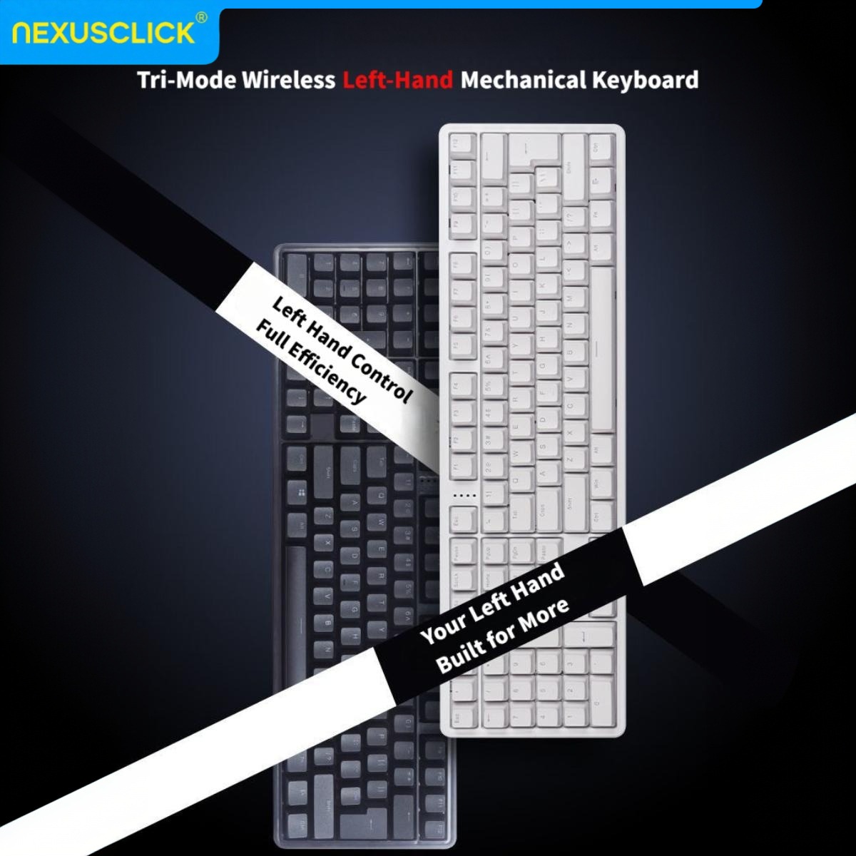 NexusClick Ergonomik Sol El Ku - Gaming Keyboard No Number Pad incelemesi ve fiyatı